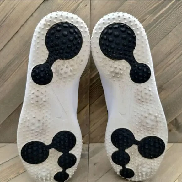 Nike RosheβG Golf Shoes Womens Size 9.5 Black White Nike Golf Spikeless - Picture 7 of 8